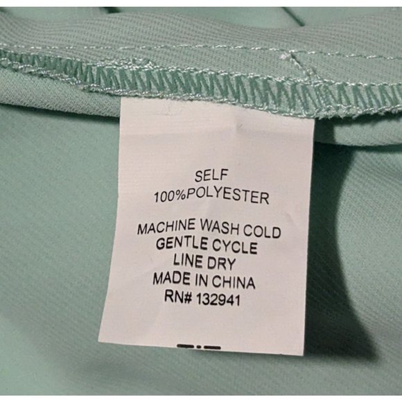 Amanda Uprichard empire waist ruffled maxi sleeveless seafoam dress sz M - Picture 10 of 10